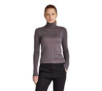 G-Star Women's Core Slim Turtle Knitted Sweater, Grey (rabbit D23678-B692-G077), XS