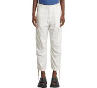 Cropped Cargo Pants - White - Women 27