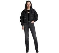 G-Star Women's Cropped Party Bomber , Black (dk black D23511-C143-6484), XL