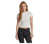 G-Star Women's Cropped Ultra Slim Top, Grey (oyster mushroom D22767-D275-D607), M