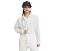 G-Star Women's Cropped Wander Jacket Destroyed , Beige/khaki (lt chalk gd destroyed D24943-D300-G646), S