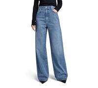 G-Star Women's Deck 2.0 High Loose Jeans, Blue (faded everglade D23591-D301-G357), 28W / 32L