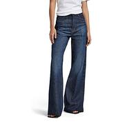 G-Star Women's Deck Ultra High Wide Leg Jeans, Blue (worn in ocean reef D20987-B988-D348), 26W / 32L