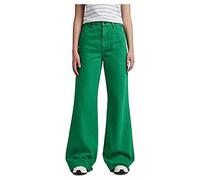 G-Star Women's Deck Ultra High Wide Leg Jeans, Green (jolly green gd D20987-D300-D828), 24W / 28L