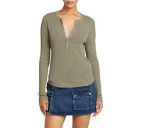 G-Star Women's Deep V-Neck Slim Top, Green (ensis green gd D26140-D968-G544), S