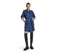 Denim Field Dress - Dark blue - Women L