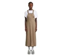 Dungaree Dress - Beige - Women L