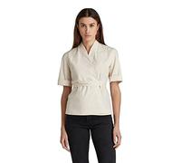 G-Star Women's ETD Wrap Top, Beige (whitebait D21496-A790-1603), M