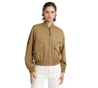 G-Star Women's Everyday Bomber Overshirt , Beige/khaki (safari D23018-D573-B444), XXS
