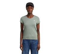 G-STAR Women's Eyben Slim V-Neck Top 2.0 T-Shirt, Blue (Iceberg Green D24533-4107-c959), M