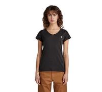 G-Star Women's Eyben Slim V-Neck Top, Black (dk black D21314-4107-6484), S