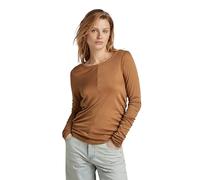 G-Star Women's Gathered Slim Top, Brown (toasted coconut D24516-D528-G289), M