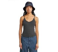 G-STAR Women's Haut Spaghetti Strap Rip T-Shirt, (Dk Black Gd D26612-d968-b564), L