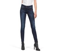 G-Star Womens Jeans Lynn Mid Skinny Wmn, Faded Blue, W25 L30