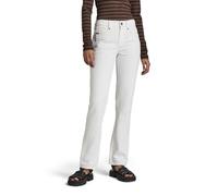 G-Star, Women's, Jeans, Noxer Straight, Elto white stretch denim, White, W26 L30