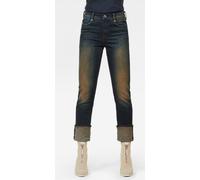 G-Star Women's Jeans, Straight, Noxer High Straight, Antic Blight Green, W27 L32