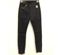 G-Star Womens Jeans Teens Lynn Lunar Mid Skinny Zip Raw Black W26 L32