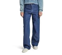 G-Star Women's Judee Low Waist Cargo Pants, Blue (raw denim D24673-D541-001), 27W / 32L
