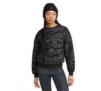 G-Star Women's Lace AOP Loose Sweater, Multicolour (dk black lace wave D25169-D865-G900), XS