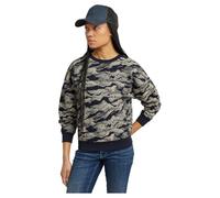 G-Star Women's Lace AOP Loose Sweater, Multicolour (osaka blue lace wave D25169-D865-G984), M