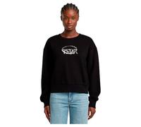 G-Star Women's Logo Loose Sweater, Black (dk black D26308-D427-6484), S