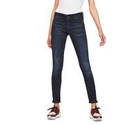 G-Star Women's Lynn Mid Skinny Jeans, Blue (dk aged D06746-6545-89), 23W / 32L