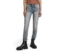 G-star Lynn Mid Waist Skinny Jeans Grey 26 / 34 Woman