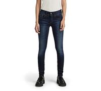 G-STAR Women's Lynn Mid Waist Skinny Jeans, Blue (Medium Aged 60885-6131-071), 30W / 32L