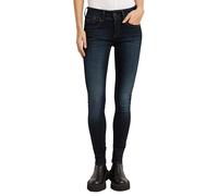 G-STAR Women's Lynn Mid Waist Skinny Jeans Jeans, Blue (Medium Aged 60885-6131-071), 33W / 32L