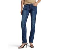 G-Star, Ladies, Jeans, Straight, Midge Straight Wmn, Dark Blue, W27 L34