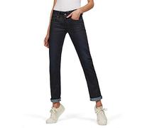 G-Star Women's Midge Saddle Straight Jeans, Blue (dk aged D07145-7209-89), 23W / 26L