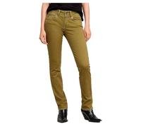 Midge Slim Straight Chino - Green - Women 31-30