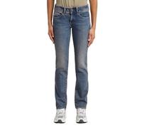 Midge Slim Straight Jeans - Medium blue - Women 26-30