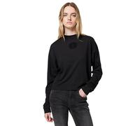 G-Star Women's Mock Graphic Loose Top, Black (dk black D23868-C954-6484), XS
