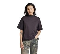 G-Star Women's Moto Logo Mock Top, Grey (shadow D23800-C812-992), S