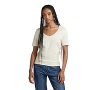 G-Star Women's Moto Slim U-Neck Top, Beige/khaki (antique white D24508-B771-G286), M