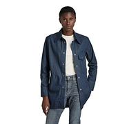 G-Star Women's Naval Collar Overshirt 2.0, Blue (raw denim D21895-C970-001), S
