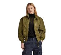 G-Star Women's Nylon Bomber wmn, Green (dark olive D23542-C143-C744), L