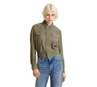 G-Star Women's Officer Short Jacket , Green (shamrock D24583-D522-2199), S