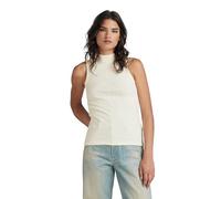 G-Star Women's Open Back Mock Slim Top, Beige/khaki (antique white D24502-D595-G286), XXL