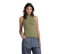 G-Star Women's Open Back Mock Slim Top, Green (dk shamrock D24502-D595-7159), XL