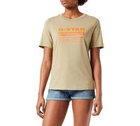 G-Star Women's Originals Label Regular T-Shirt, Green (lt moss D19953-4107-B249), XS