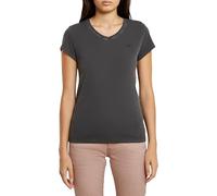Overdyed Eyben Slim V-Neck Top 2.0 - Black - Women XXL