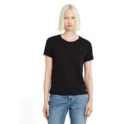 G-Star Women's Overdyed Front Seam Top, Black (dk black D24499-4107-6484), M