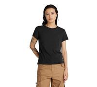 G-Star Women's Overdyed Front Seam Top, Black (dk black D24499-4107-6484), S