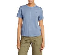 Overdyed Front Seam Top - Light blue - Women S