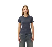 G-STAR Women's Overdyed Front Seam Top T-Shirt, Blue (India Ink Gd D24499-b059-h405), L