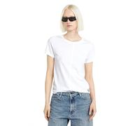 G-Star Women's Overdyed Front Seam Top, White (white D24499-4107-110), XL