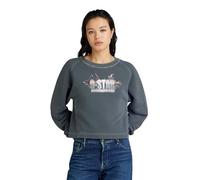 G-Star Women's Overdyed Merch Loose Sweater, Black (dk black gd D24406-D575-B564), XXL