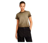 G-Star Women's Overdyed Micro Boxy Top, Green (wild olive gd D26078-D756-C028), M